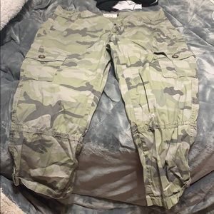 Camo Capri pants